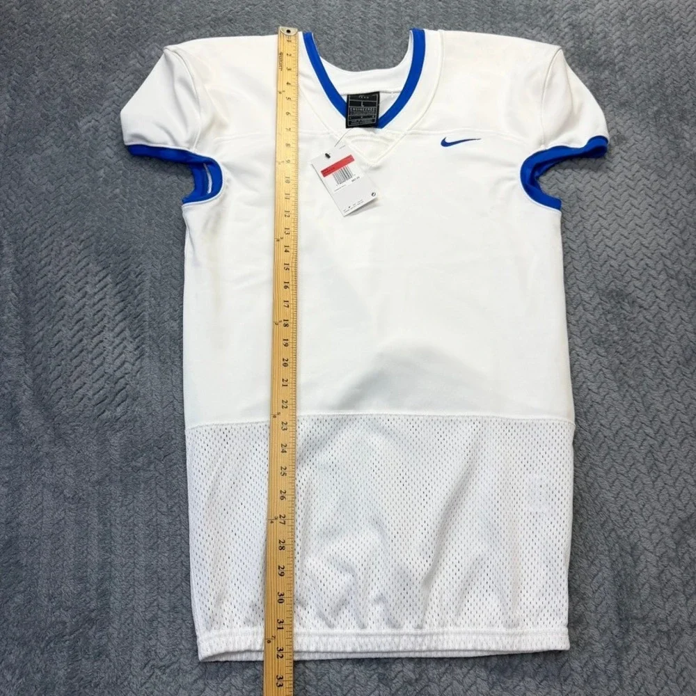 Nike Football Jersey Mens L White Royal Blue AO4800-108 Team Engineered NWT Spot